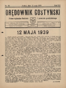 Orędownik Gostyński 1939.05.10 R.21 Nr 35