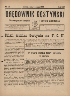 Orędownik Gostyński 1939.05.14 R.21 Nr 36