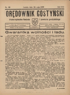 Orędownik Gostyński 1939.05.24 R.21 Nr 39