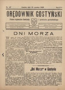 Orędownik Gostyński 1939.06.21 R.21 Nr 47