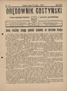 Orędownik Gostyński 1939.07.26 R.21 Nr 57
