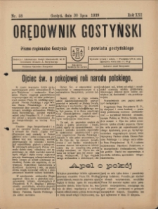 Orędownik Gostyński 1939.07.30 R.23 Nr 58