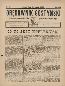 Orędownik Gostyński 1939.08.02 R.23 Nr 59