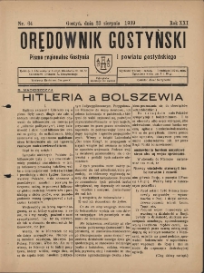 Orędownik Gostyński 1939.08.23 R.23 Nr 64