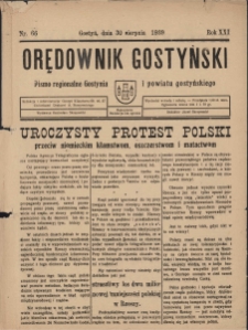 Orędownik Gostyński 1939.08.30 R.23 Nr 66