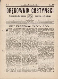 Orędownik Gostyński 1938.01.09 R.20 Nr 3
