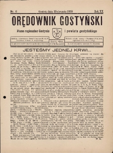 Orędownik Gostyński 1938.01.19 R.20 Nr 6
