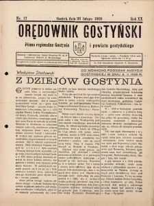 Orędownik Gostyński 1938.02.26 R.20 Nr 17