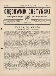 Orędownik Gostyński 1938.05.14 R.20 Nr 37