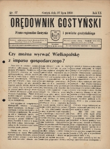 Orędownik Gostyński 1938.07.27 R.20 Nr 57