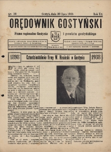Orędownik Gostyński 1938.07.30 R.20 Nr 58