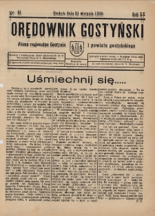 Orędownik Gostyński 1938.08.10 R.20 Nr 61