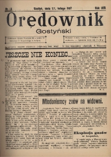 Orędownik Gostyński 1937.02.17 R.19 Nr13