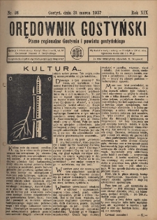 Orędownik Gostyński 1937.03.31 R.19 Nr 26