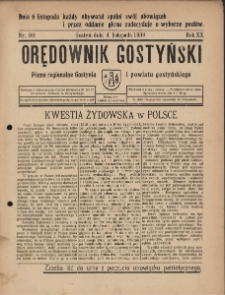 Orędownik Gostyński 1938.11.04 R.20 Nr 90