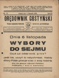 Orędownik Gostyński 1938.11.05 R.20 Nr 91
