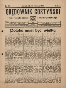 Orędownik Gostyński 1938.11.11 R.20 Nr 93