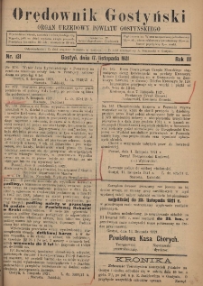 Orędownik Gostyński 1921.11.17 R.3 Nr 131