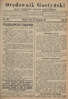 Orędownik Gostyński 1921.11.29 R.3 Nr 136