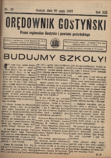 Orędownik Gostyński 1937.05.20 R.19 Nr 39