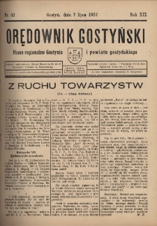 Orędownik Gostyński 1937.07.07 R.19 Nr 52