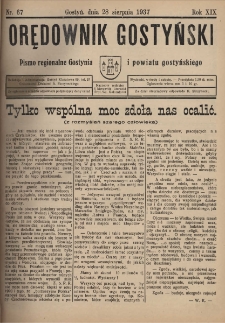 Orędownik Gostyński 1937.08.28 R.19 Nr 67