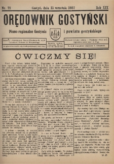Orędownik Gostyński 1937.09.15 R.19 Nr 72