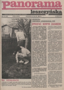 Panorama Leszczyńska 1989.03.19 R.12 Nr12(478)