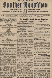 Punitzer Rundschau 1915.04.14 Nr 30