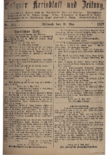 Gostyner Kreisblatt und Zeitung 1917.05.16 Nr 108