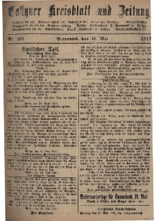 Gostyner Kreisblatt und Zeitung 1917.05.19 Nr 109