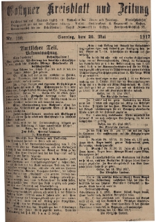 Gostyner Kreisblatt und Zeitung 1917.05.20 Nr 110