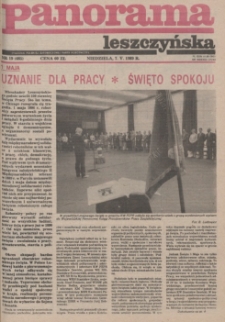Panorama Leszczyńska 1989.05.07 R.11 Nr19(485)