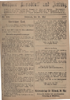 Gostyner Kreisblatt und Zeitung 1917.05.30 Nr 120