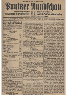 Punitzer Rundschau 1916.04.22 Nr 33