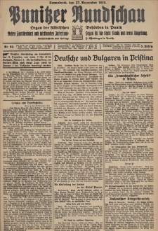 Punitzer Rundschau 1915.11.27 Nr 95