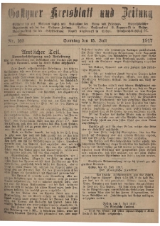 Gostyner Kreisblatt und Zeitung 1917.07.15 Nr 160