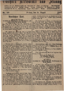 Gostyner Kreisblatt und Zeitung 1917.08.31 Nr 199