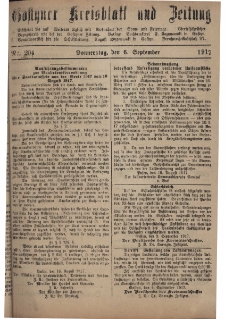 Gostyner Kreisblatt und Zeitung 1917.09.06 Nr 204