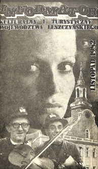 Informator Kulturalny i Turystyczny Wojew&oacute;dztwa Leszczyńskiego 1982.11 Nr 5(59)