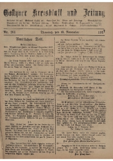Gostyner Kreisblatt und Zeitung 1917.11.13 Nr 261