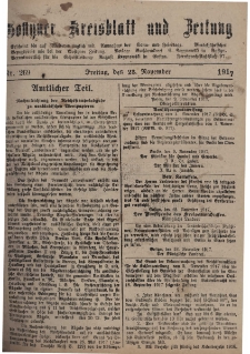 Gostyner Kreisblatt und Zeitung 1917.11.23 Nr 269