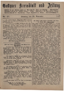 Gostyner Kreisblatt und Zeitung 1917.11.25 Nr 271