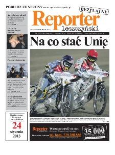Reporter leszczyński 2013.01.10 R.2 Nr1(10)