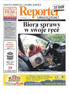 Reporter leszczyński 2013.09.05 R.2 Nr15(24)