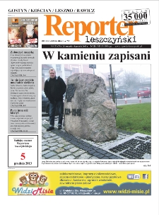 Reporter leszczyński 2013.11.21 R.2 Nr20(29)