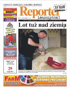 Reporter leszczyński 2014.05.15 R.3 Nr7(38)