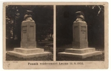 Pomnik wdzięczności położony na placu Tadeusza Kościuszki, po 1924 r.