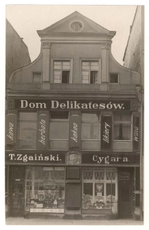 Kamienica oraz sklep Teofila Zgaińskiego, Rynek 32, lata 20. XX w.