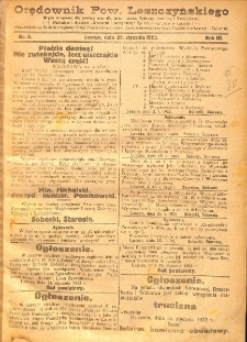 Orędownik Powiatu Leszczyńskiego 1922.01.28 R.3 Nr 6